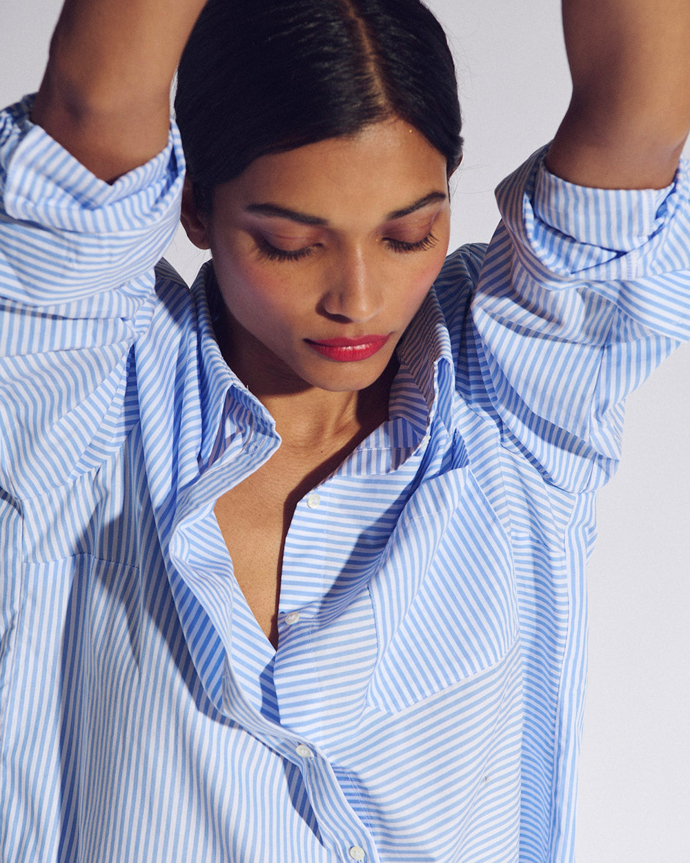 Shirt Ulysse stripes blue and white