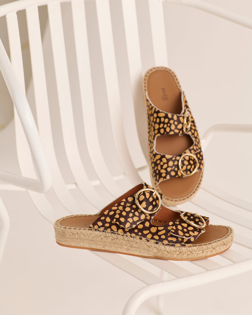Sandals Tournesol moucheté sand