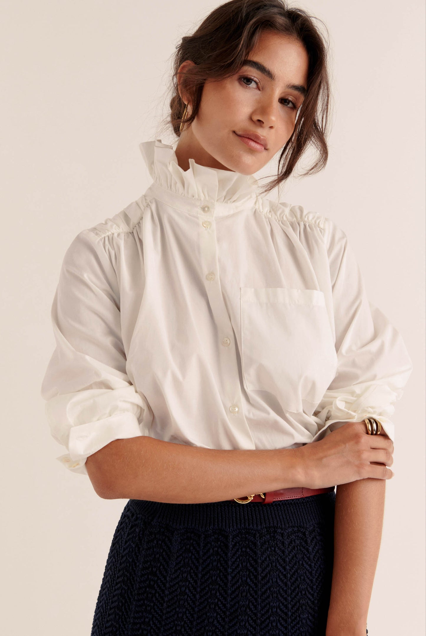 Natural white Léonor shirt