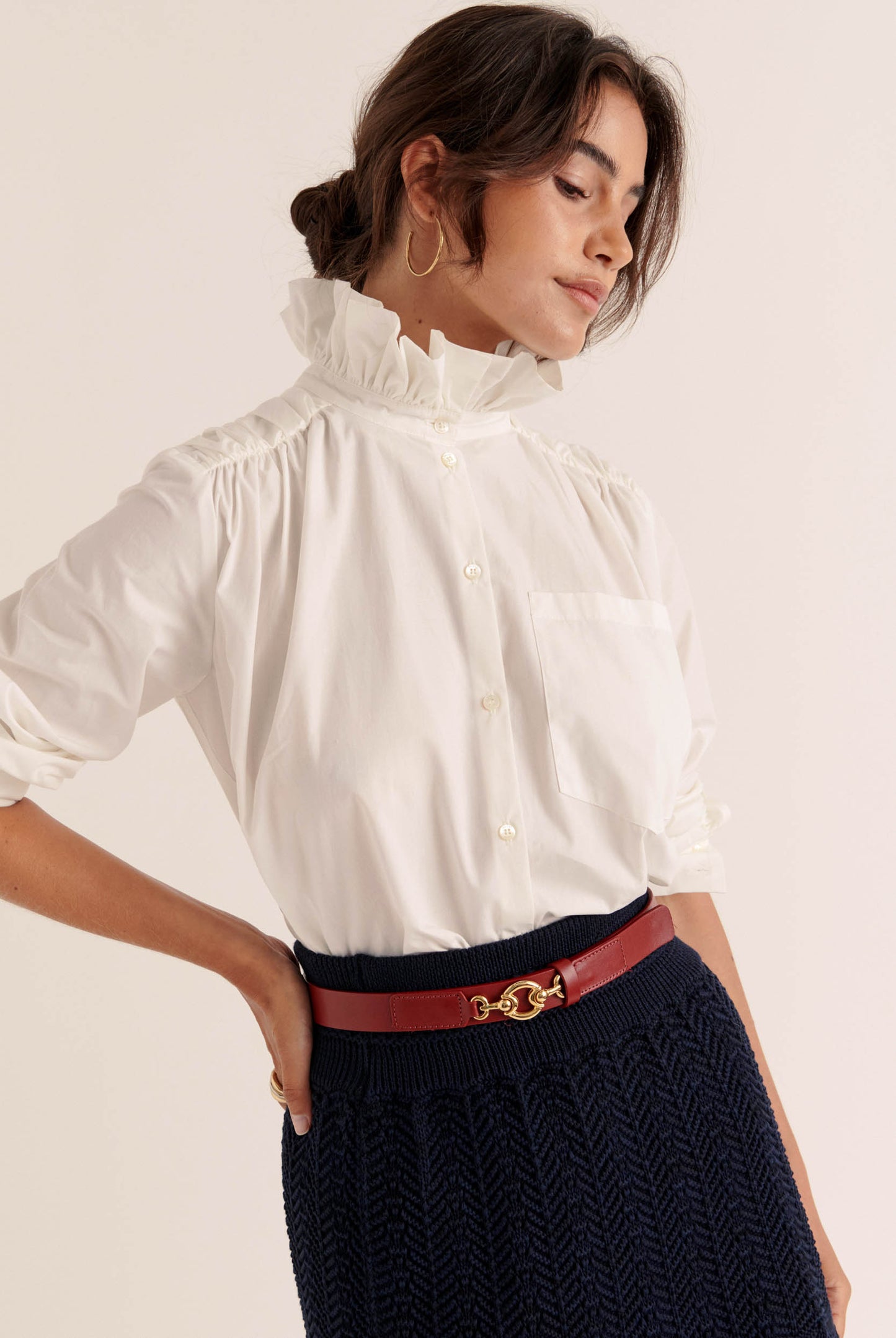 Natural white Léonor shirt