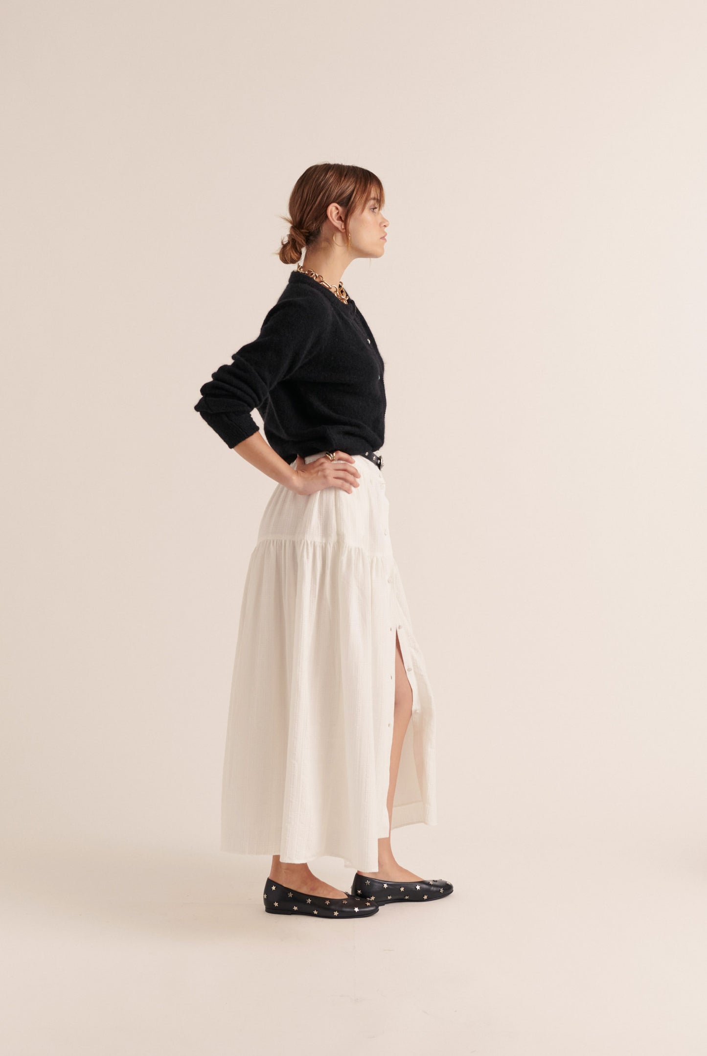 Salina skirt natural white