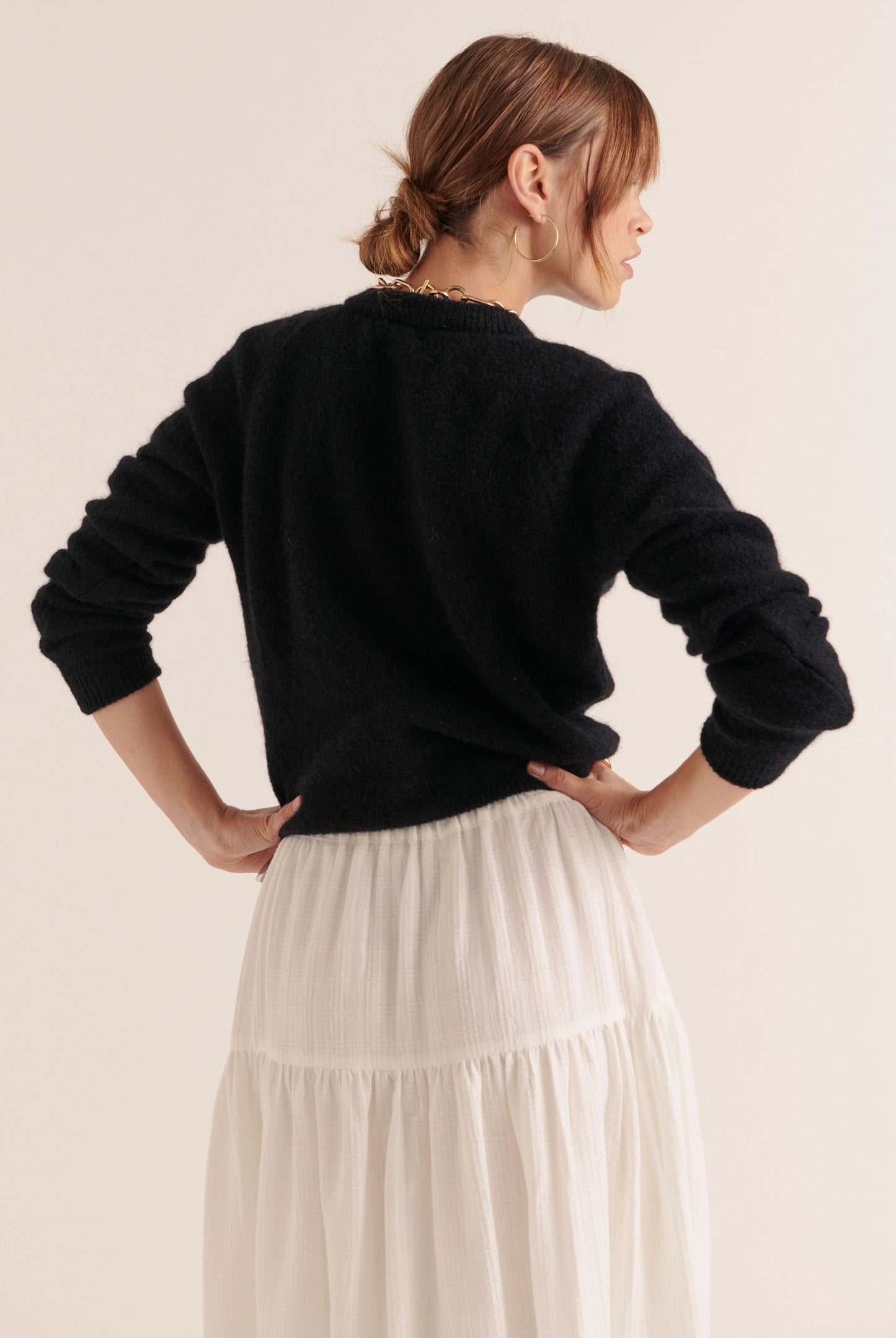 Black Come cardigan