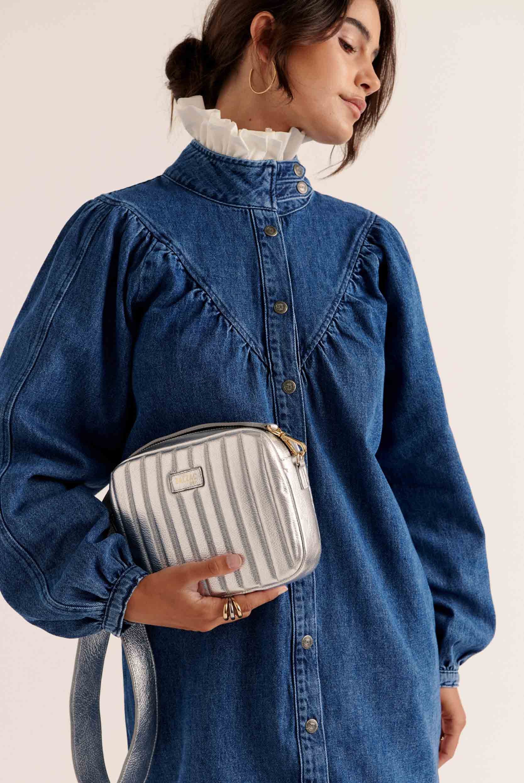 Bag César silver