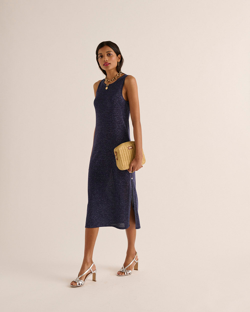 Dress Persil navy iridescent