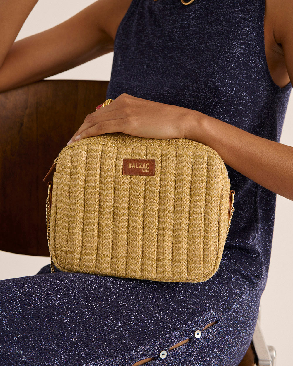 Bag César raffia