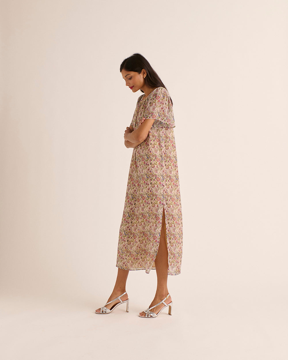 Dress Valence printed sunset flower