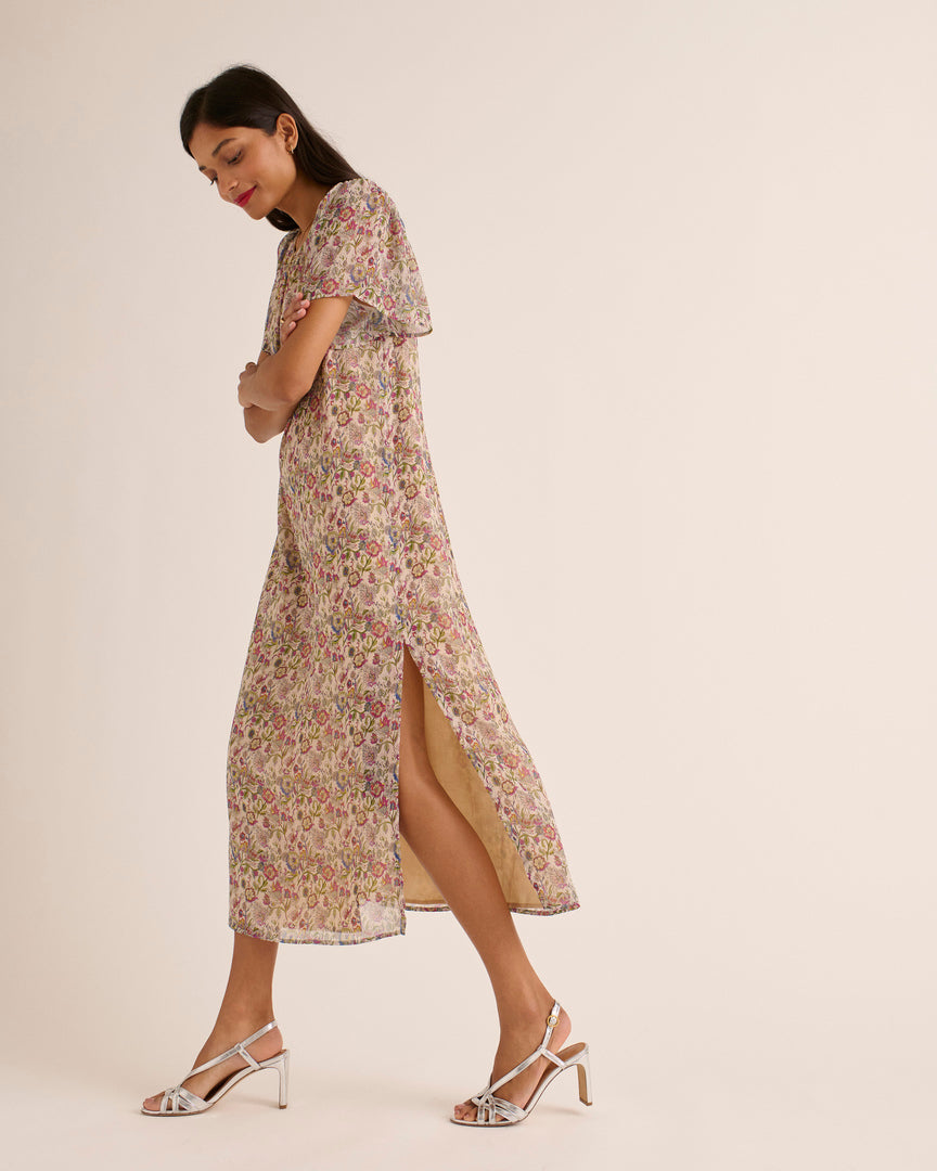 Dress Valence printed sunset flower