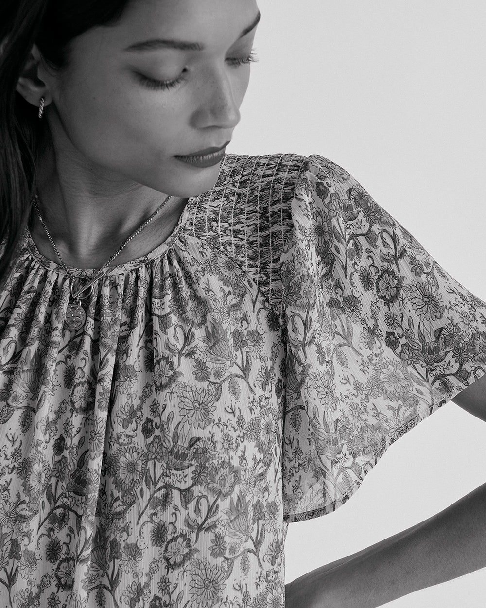 Dress Valence printed sunset flower