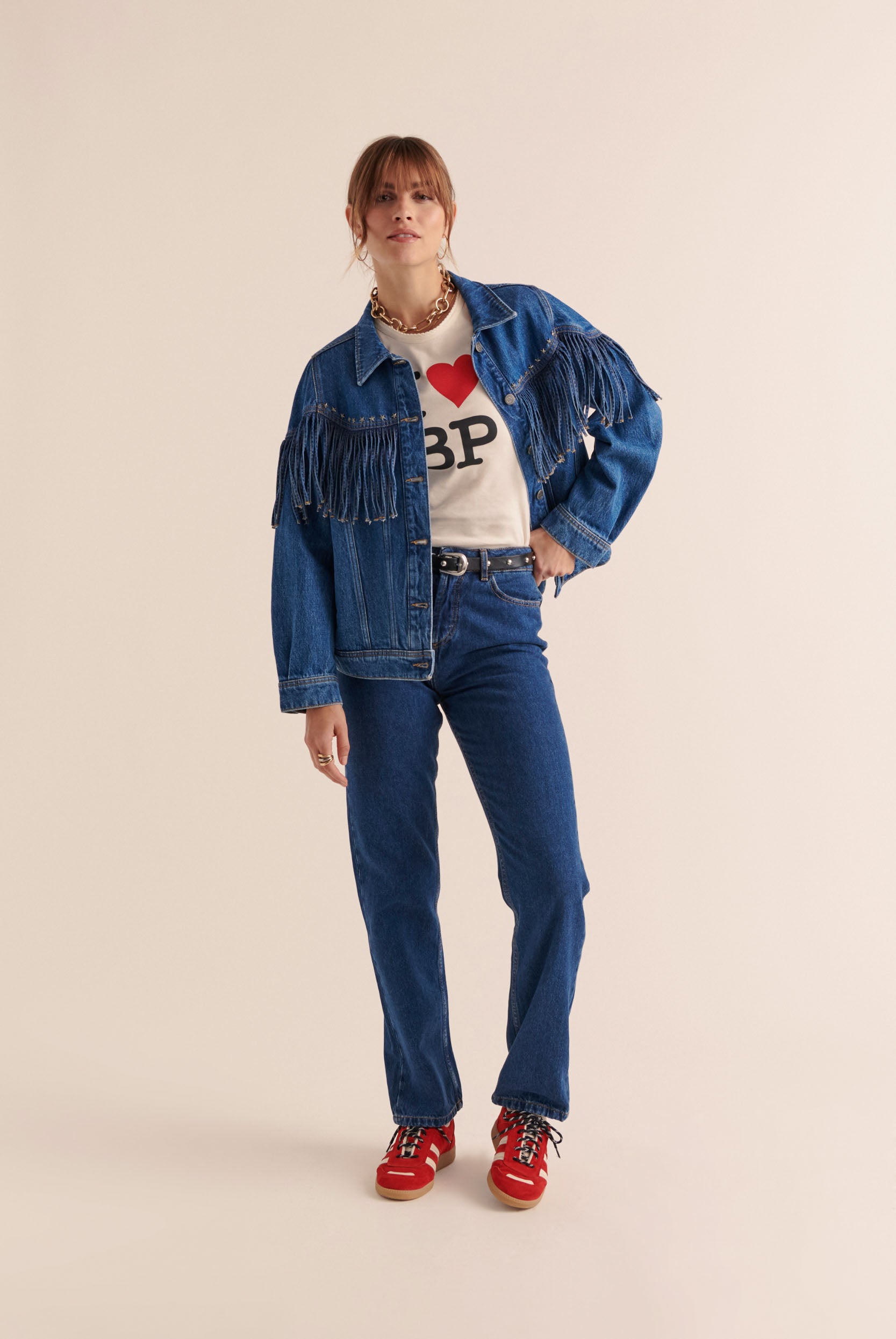 Jeans Fauve blue midi