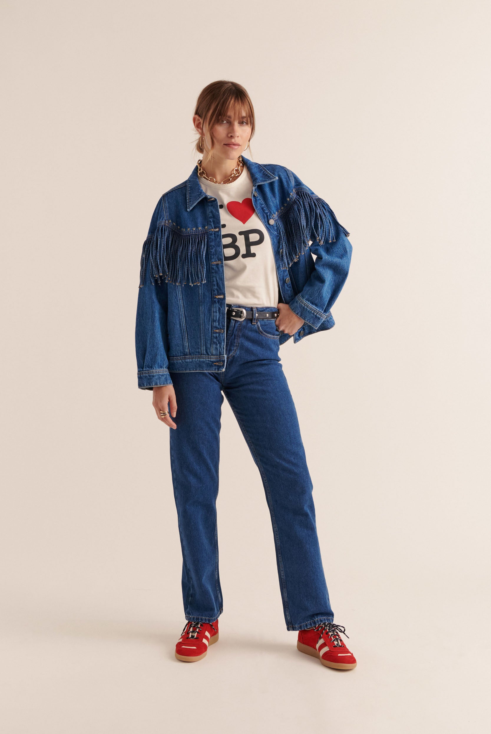 Jeans Fauve blue midi