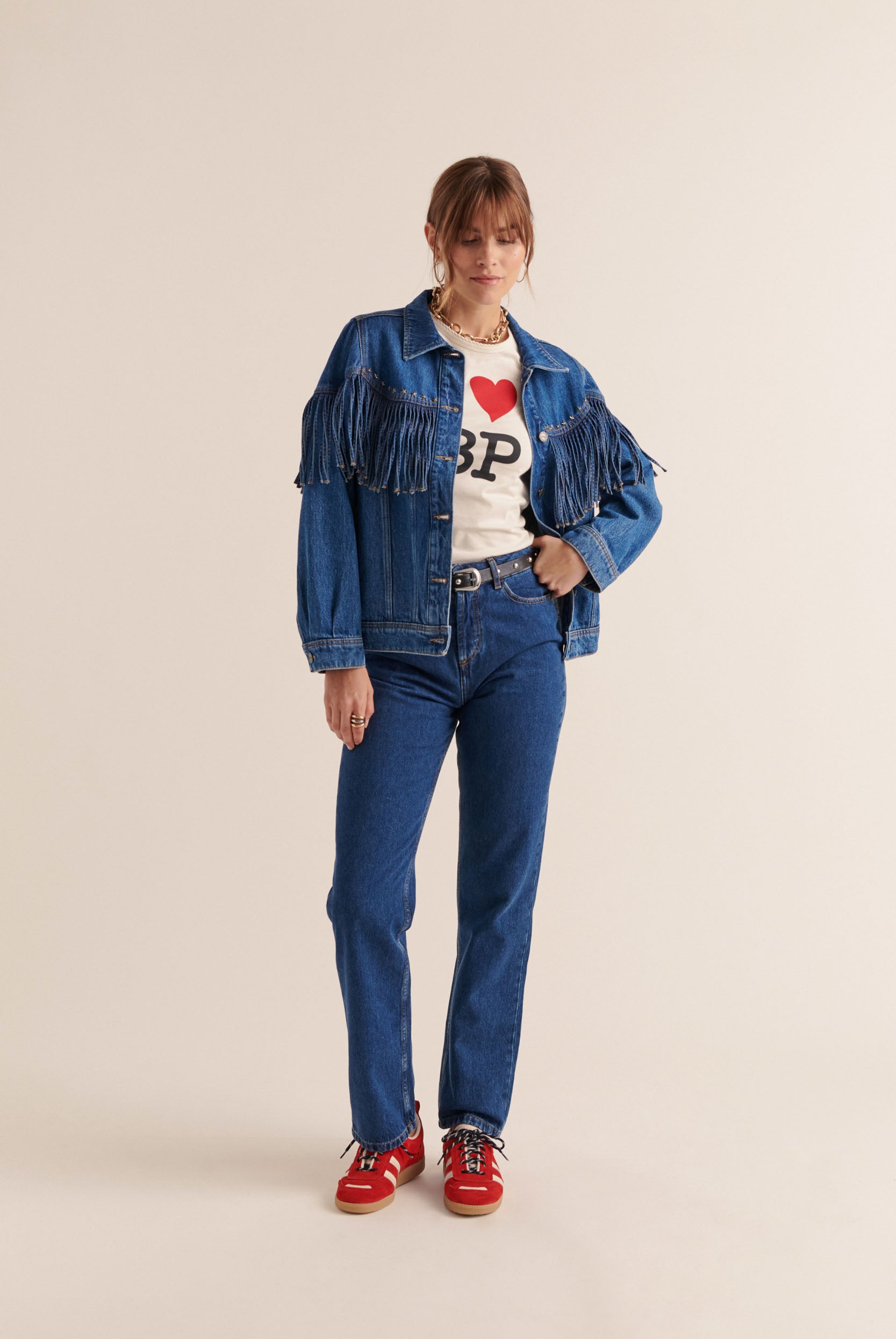 Jeans Fauve blue midi