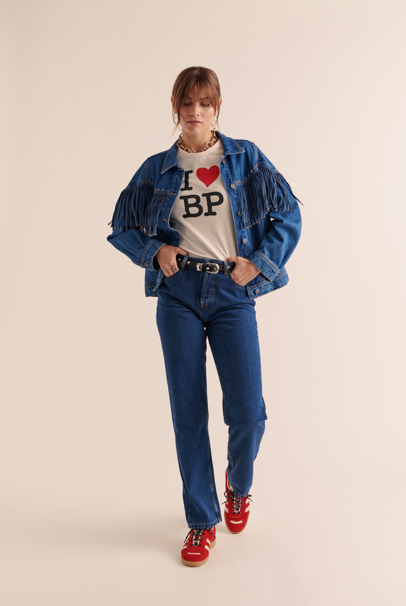 Jeans Fauve blue midi