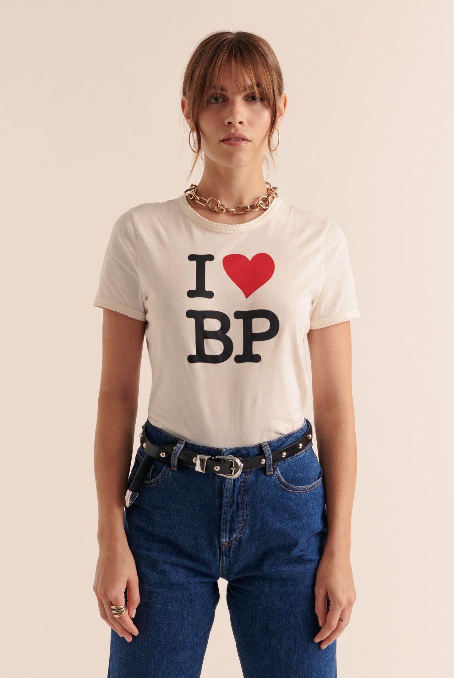 Willow I love BP white t-shirt