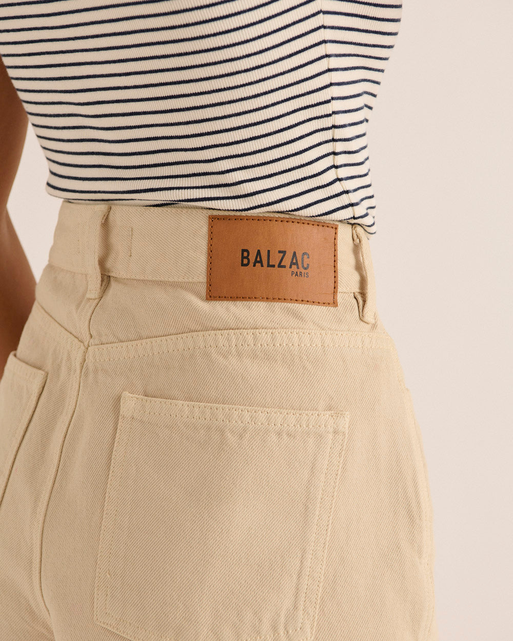 Top Origan navy and white