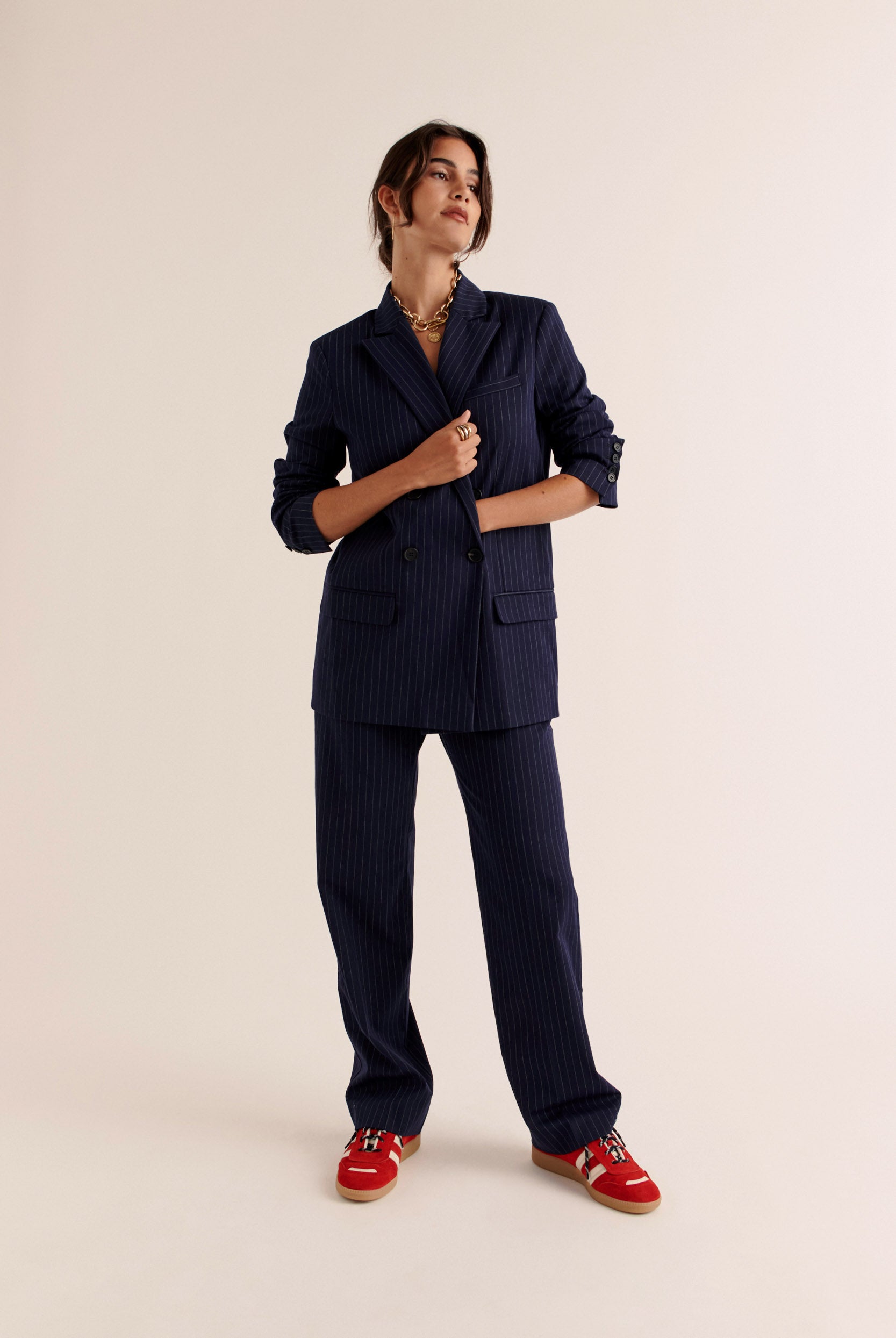 Pants Dan stripes navy