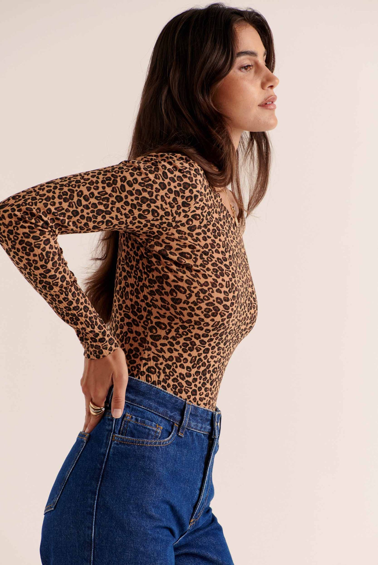 Brol leopard bodysuit