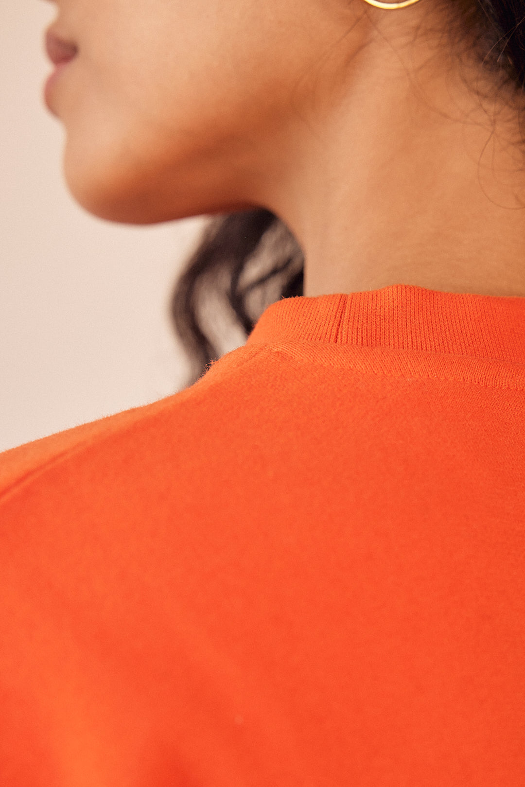 Sweat-shirt Harlow Amour de léo orange
