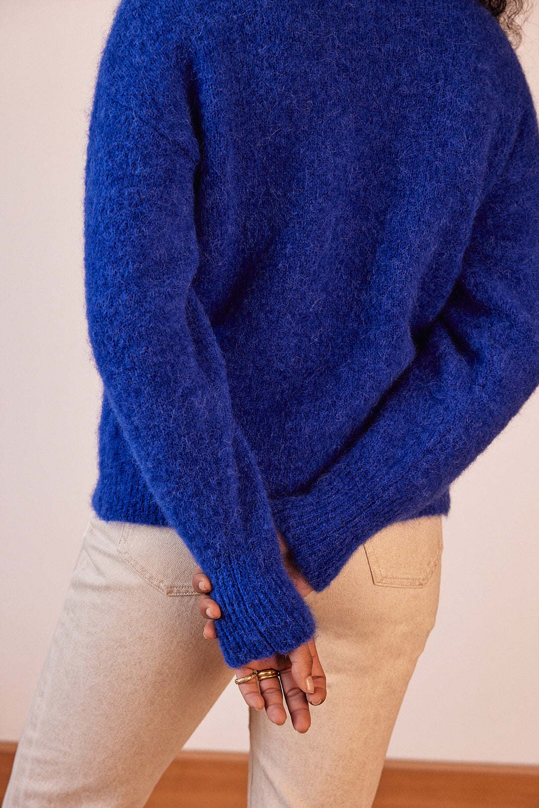 Royal blue Doudou sweater