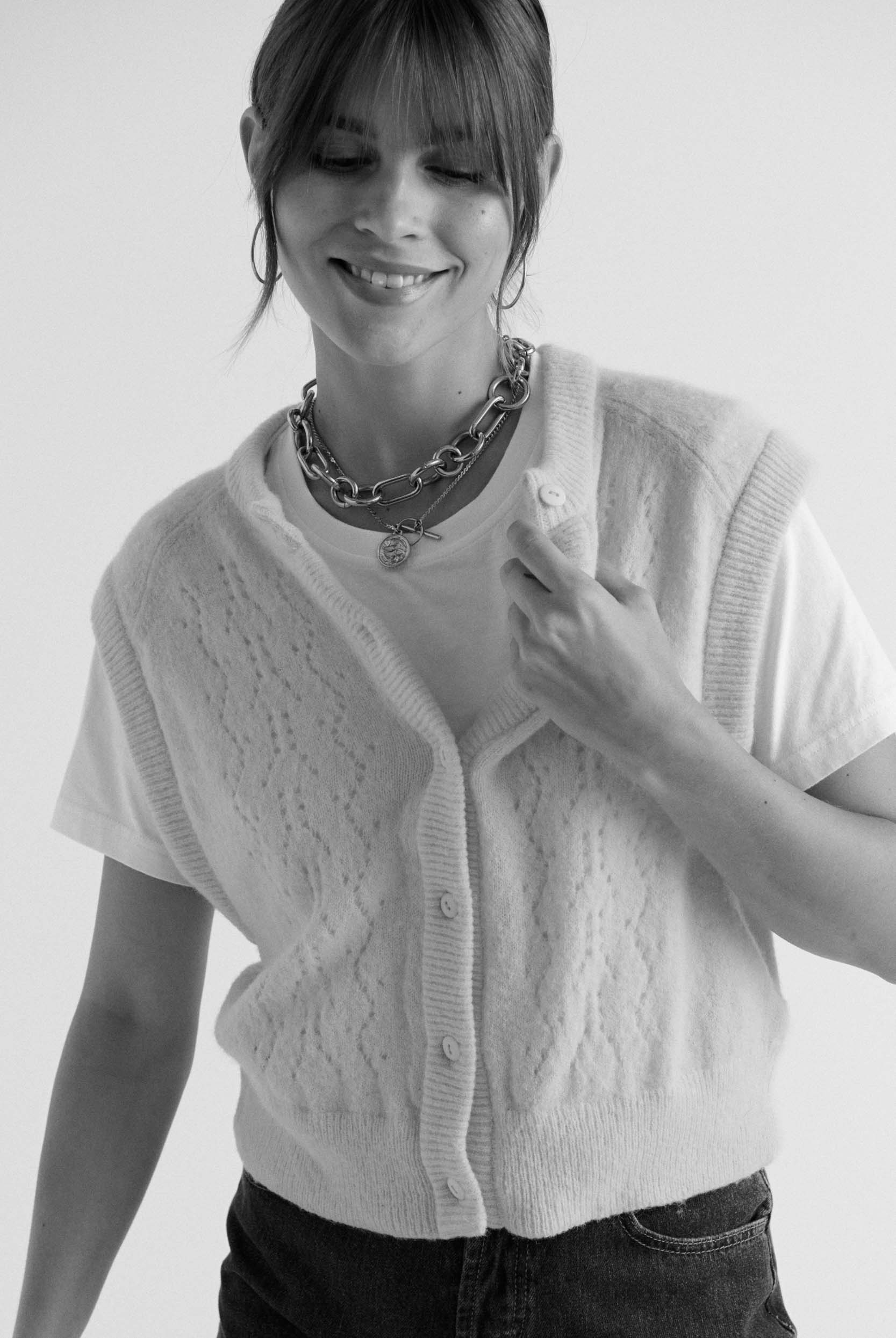 Cardigan Brooke yellow
