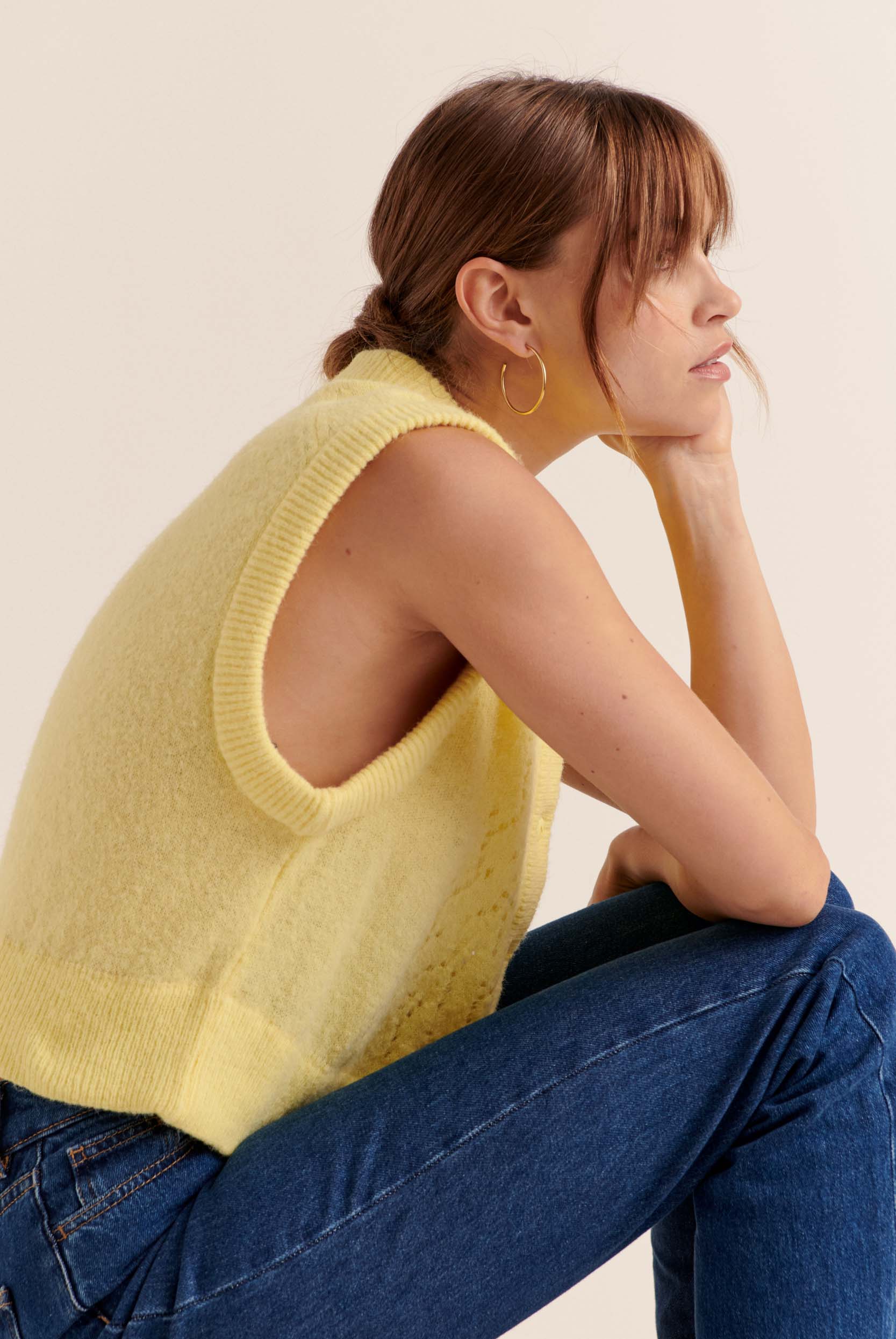 Cardigan Brooke yellow