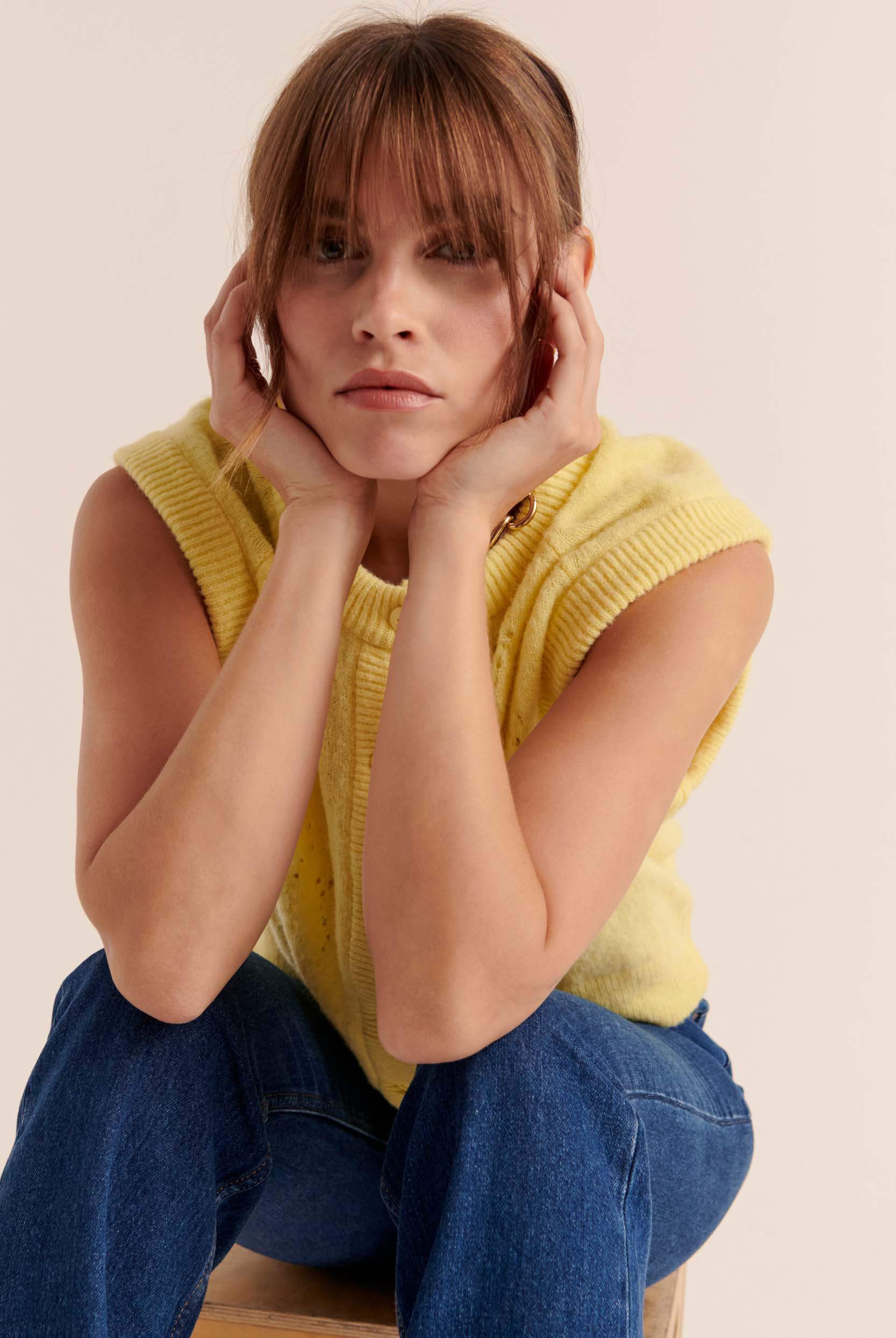 Cardigan Brooke yellow
