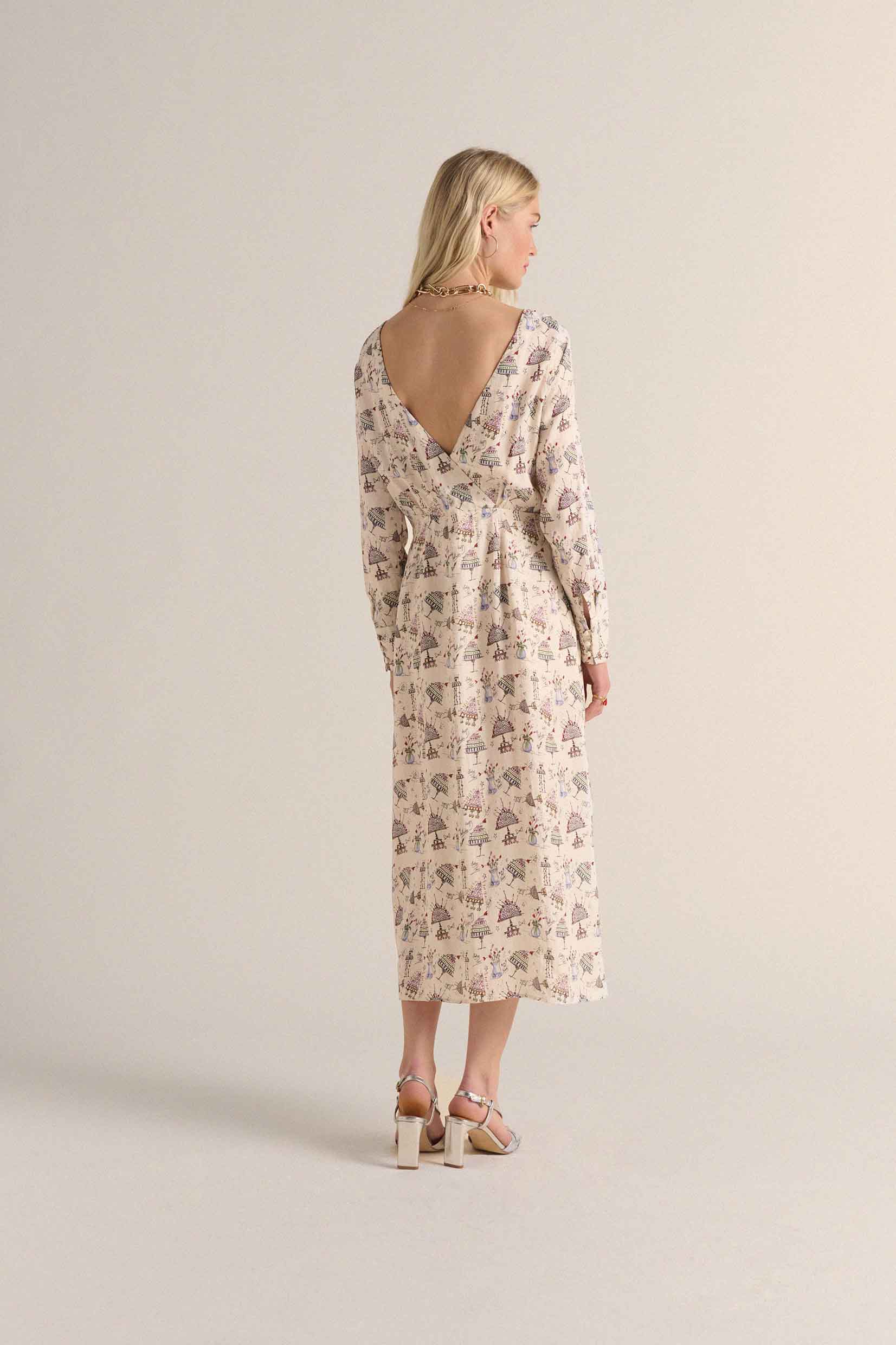 Dress Sereine printed anniversaire