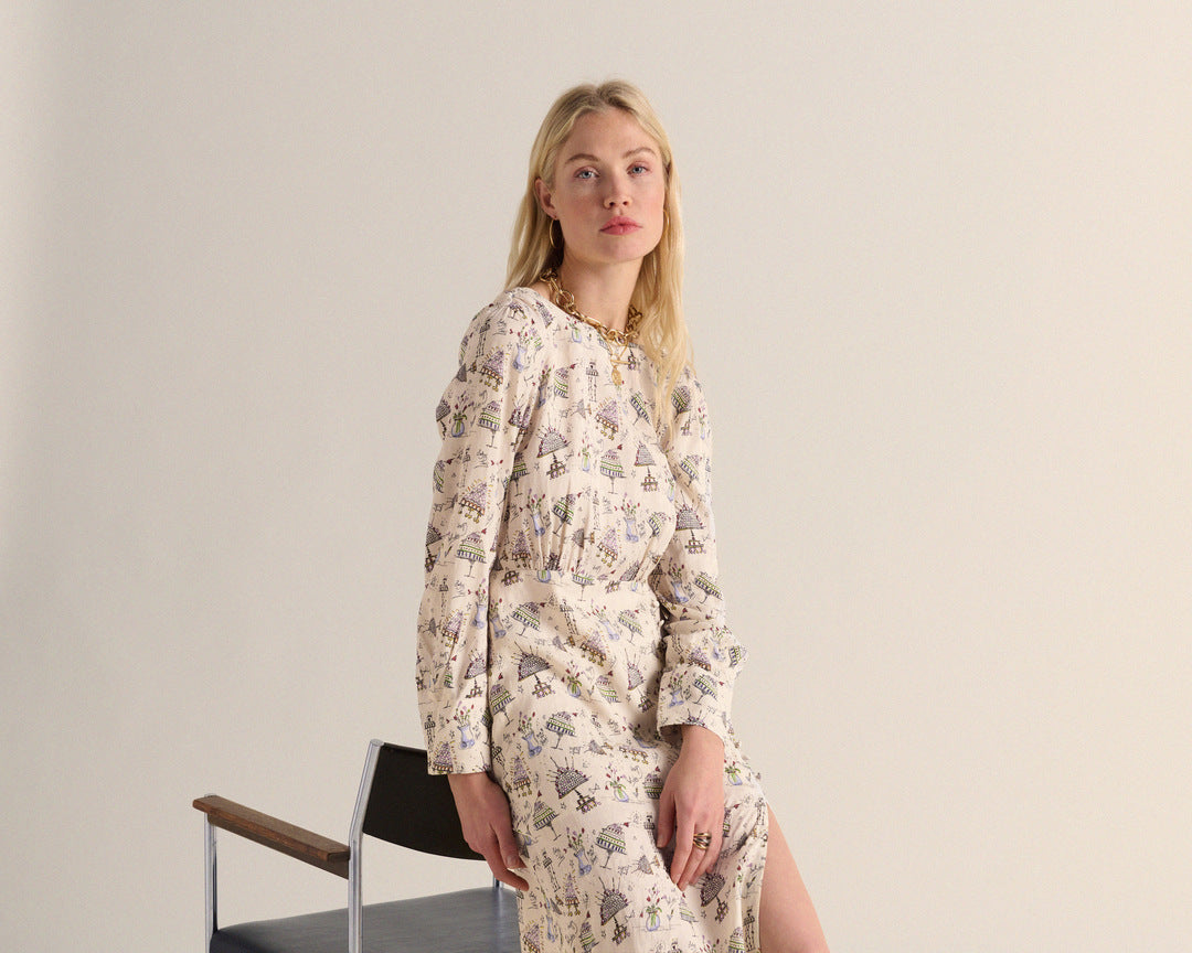 Dress Sereine printed anniversaire