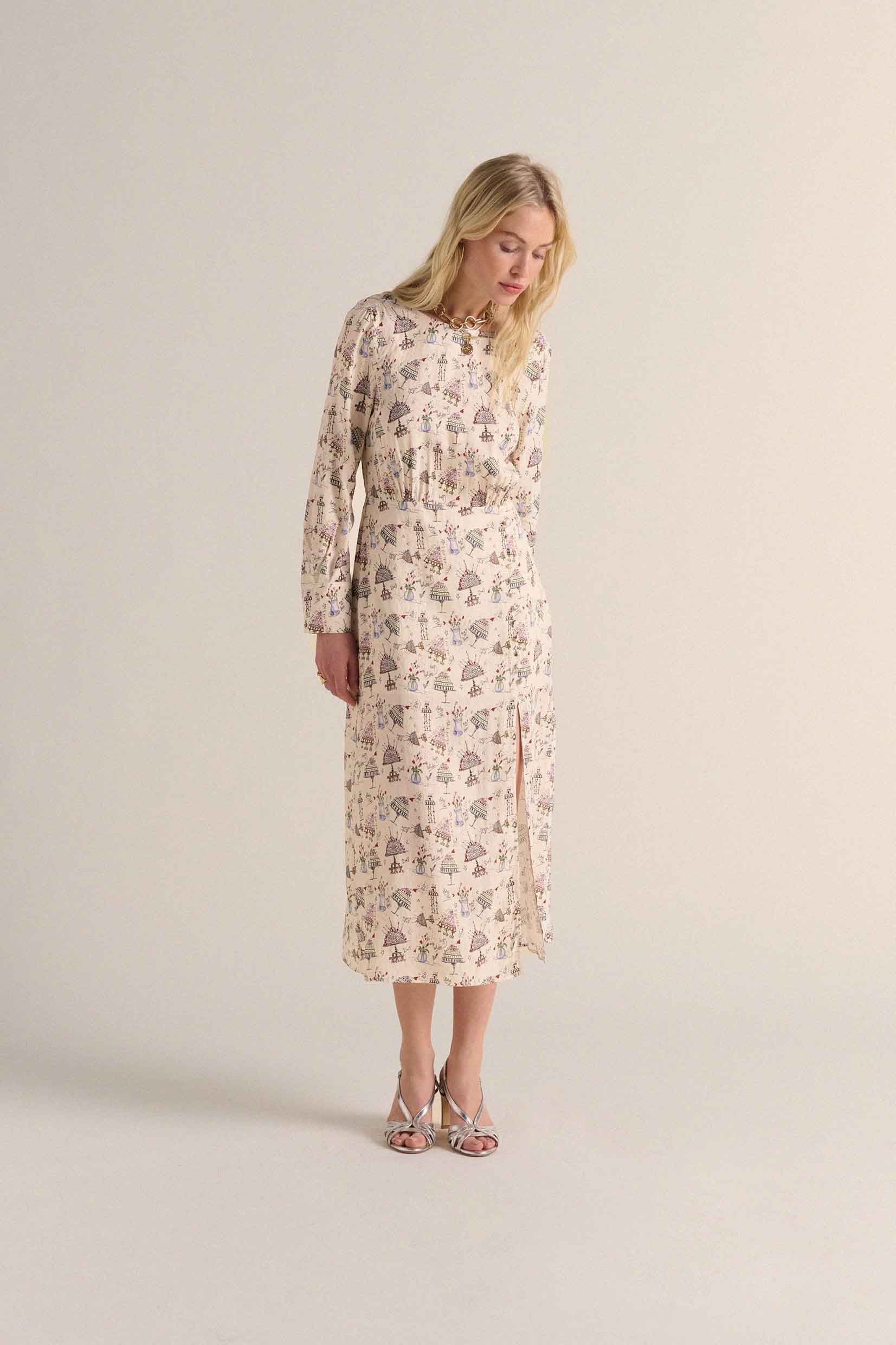 Dress Sereine printed anniversaire