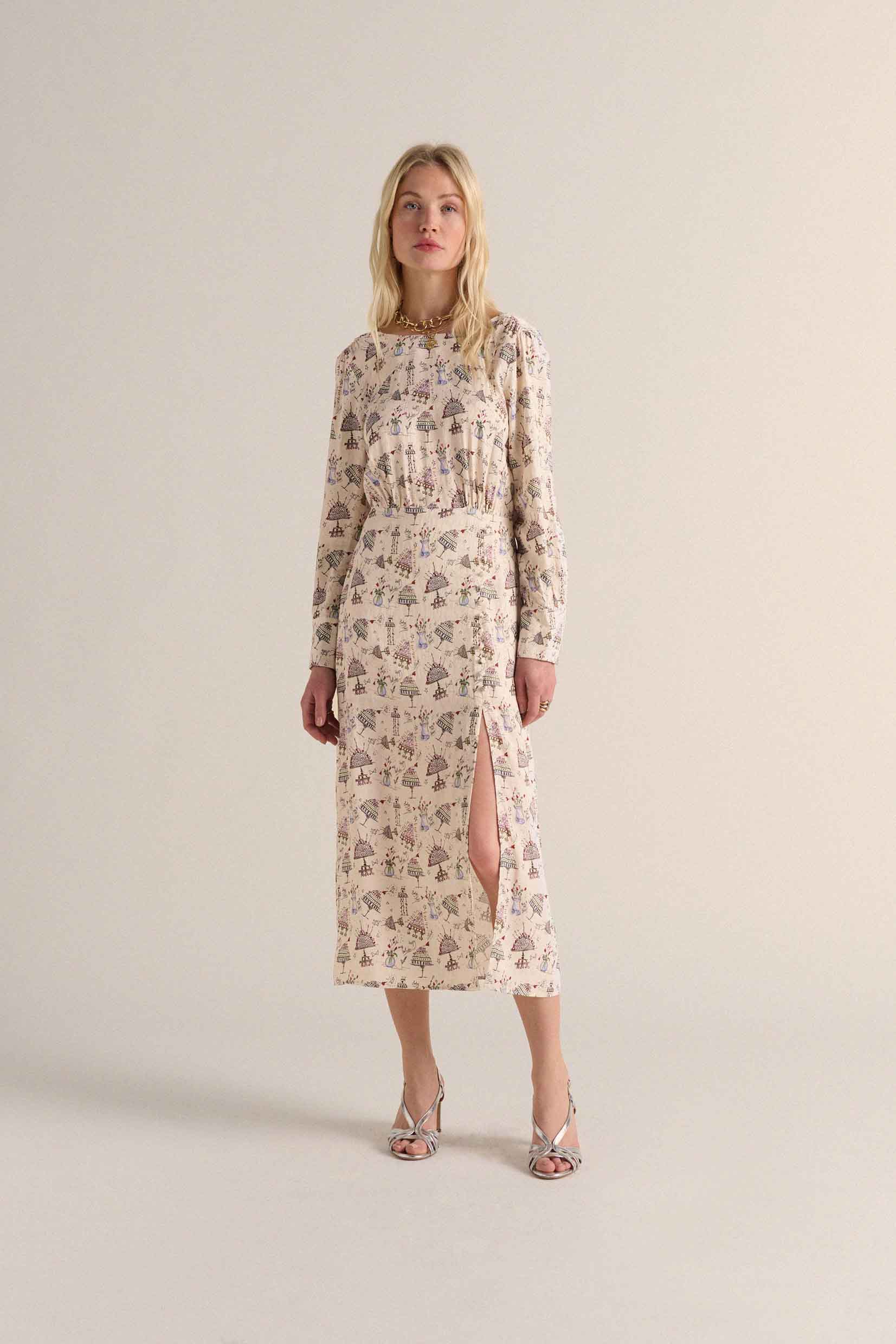 Dress Sereine printed anniversaire