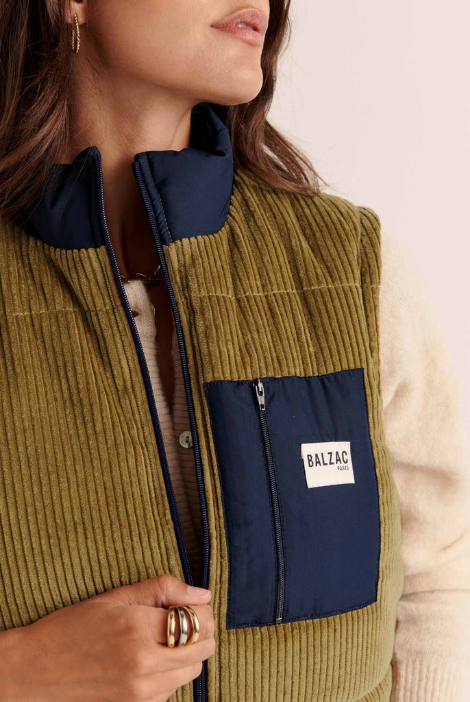 Veste Banquise vert mousse - Balzac Paris