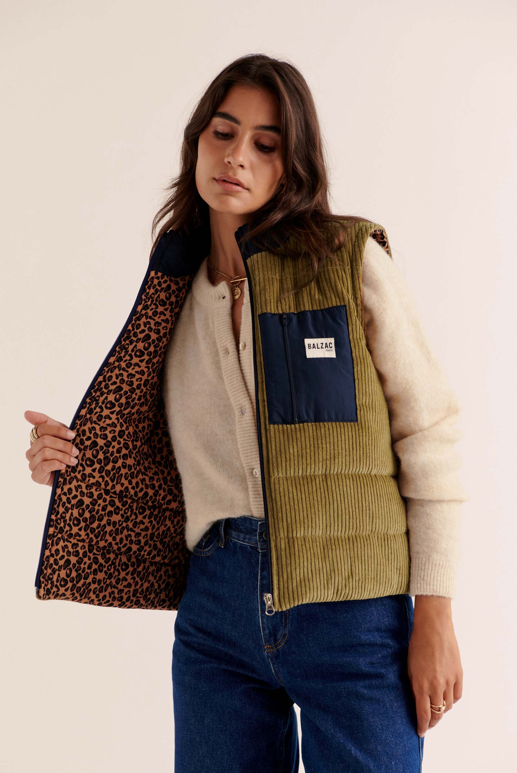 Veste Chaude Save The Queen - Taille 36/38 - Couleur Beige - Occasion Très Bon état - Polyester
