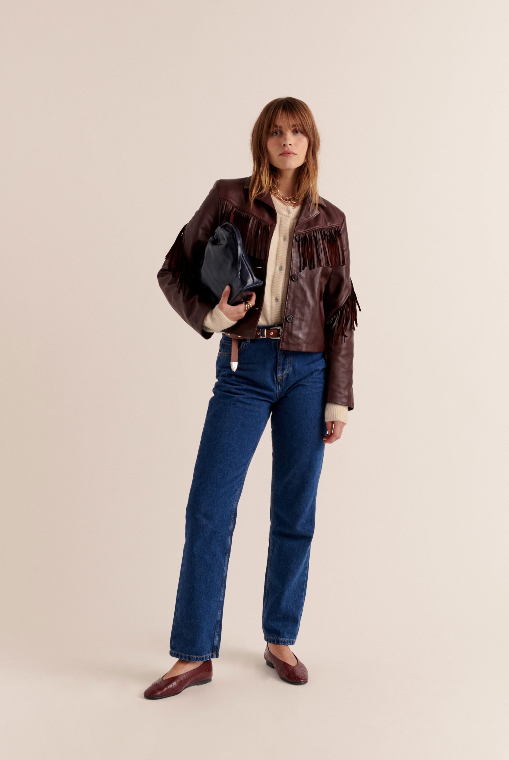 Jeans Fauve blue midi