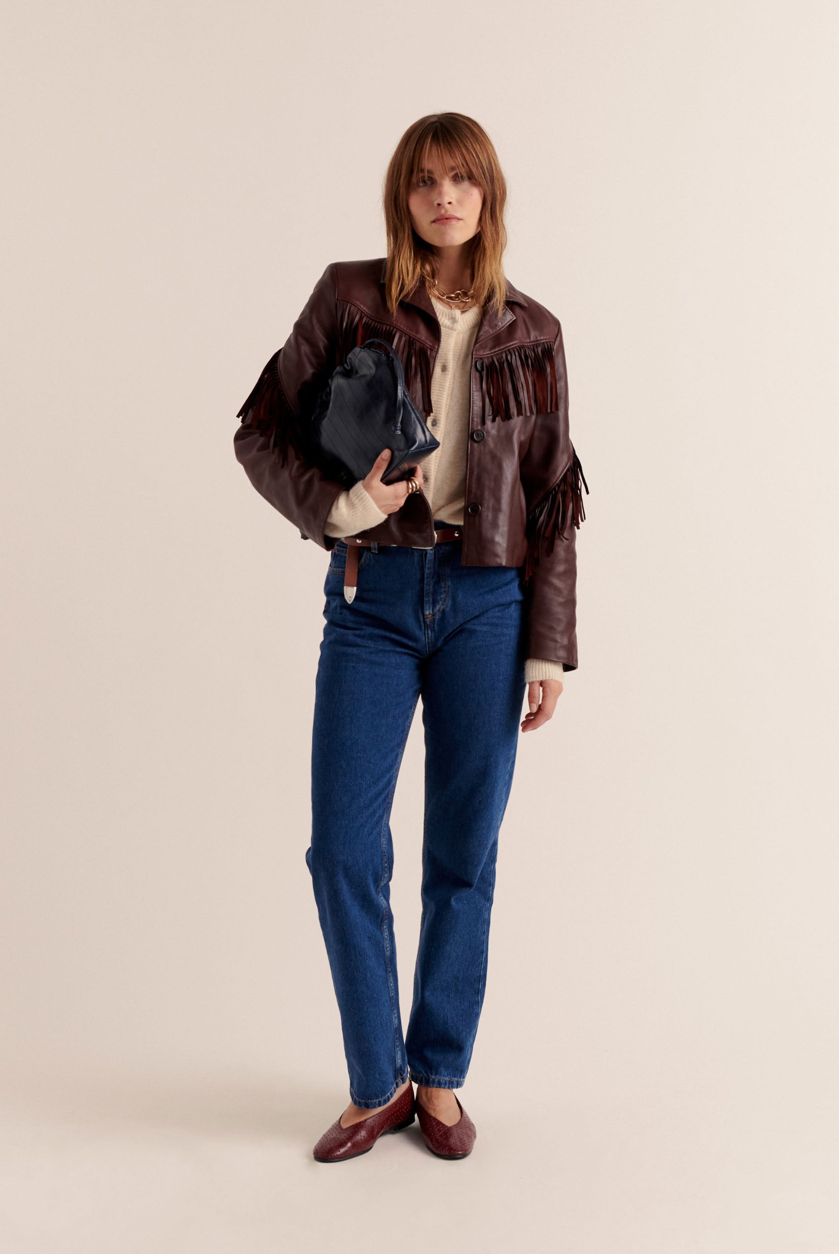 Jeans Fauve blue midi