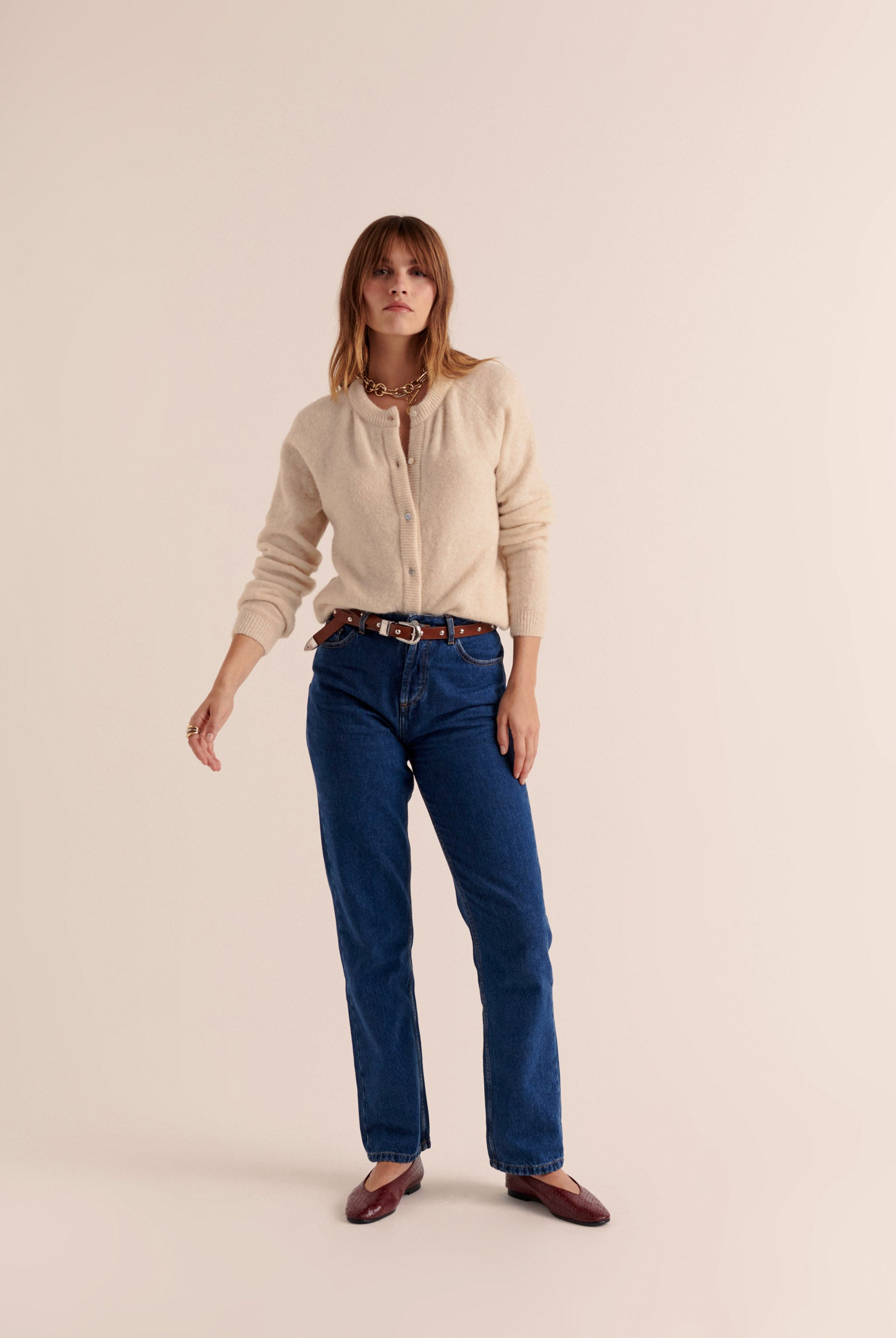 Jeans Fauve blue midi