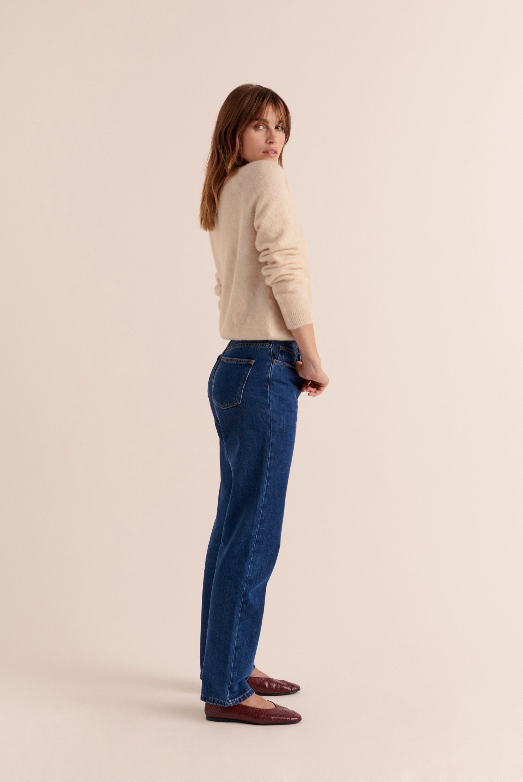 Jeans Fauve blue midi