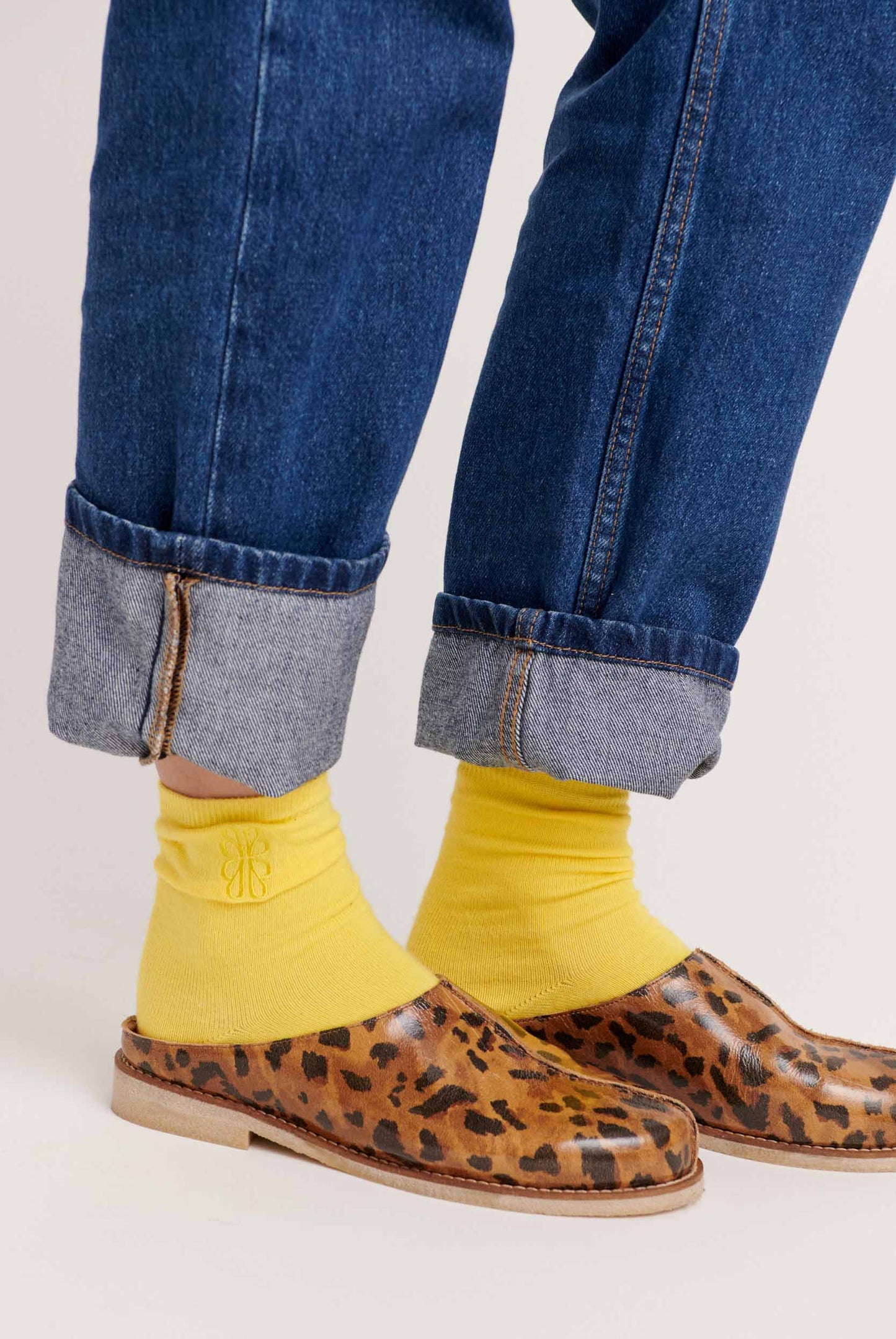 Yellow Tobby Sock