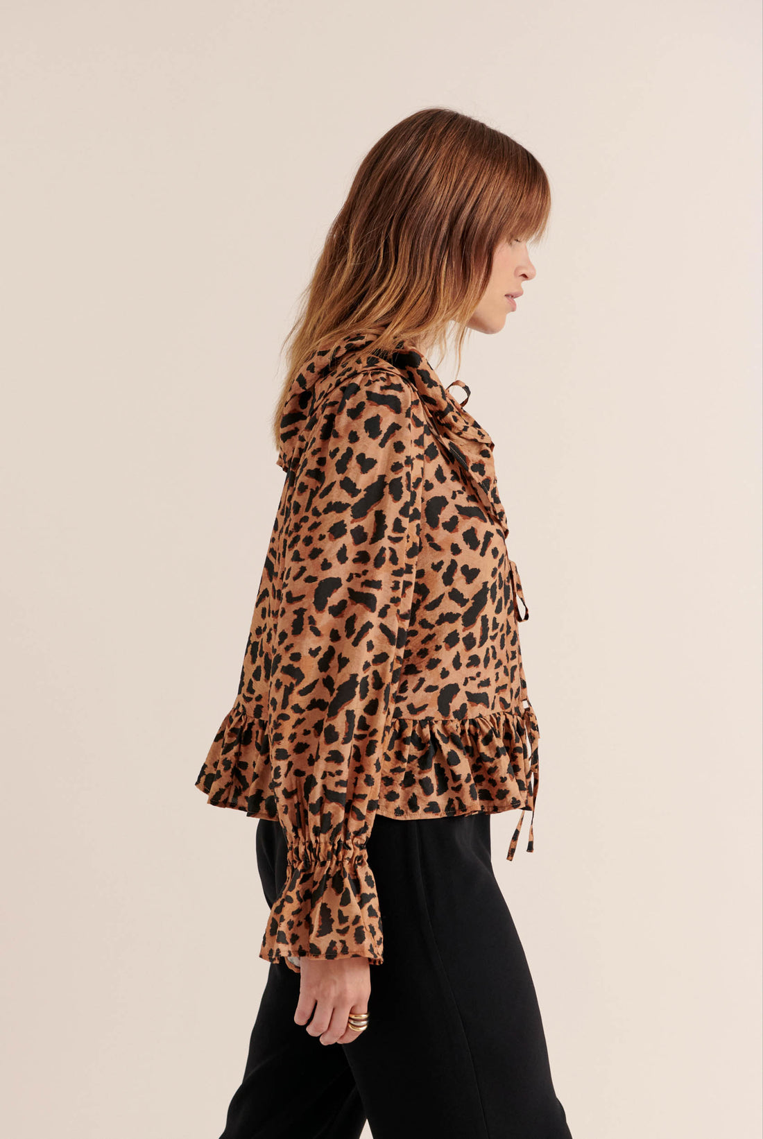 Bonnet Fille Gymboree – Fourrure Imprimé Guépard – Doublure Épaisse – Taille XS – Neuf