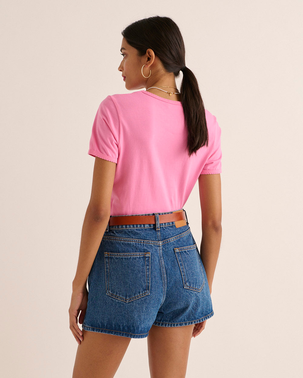 Shorts Triomphe blue midi
