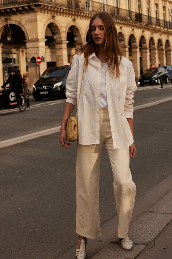 Pants Paolo cream brûlée
