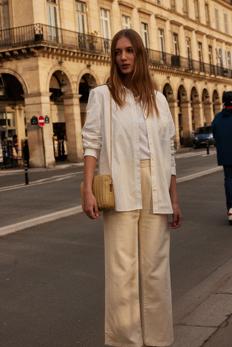 Pants Paolo cream brûlée