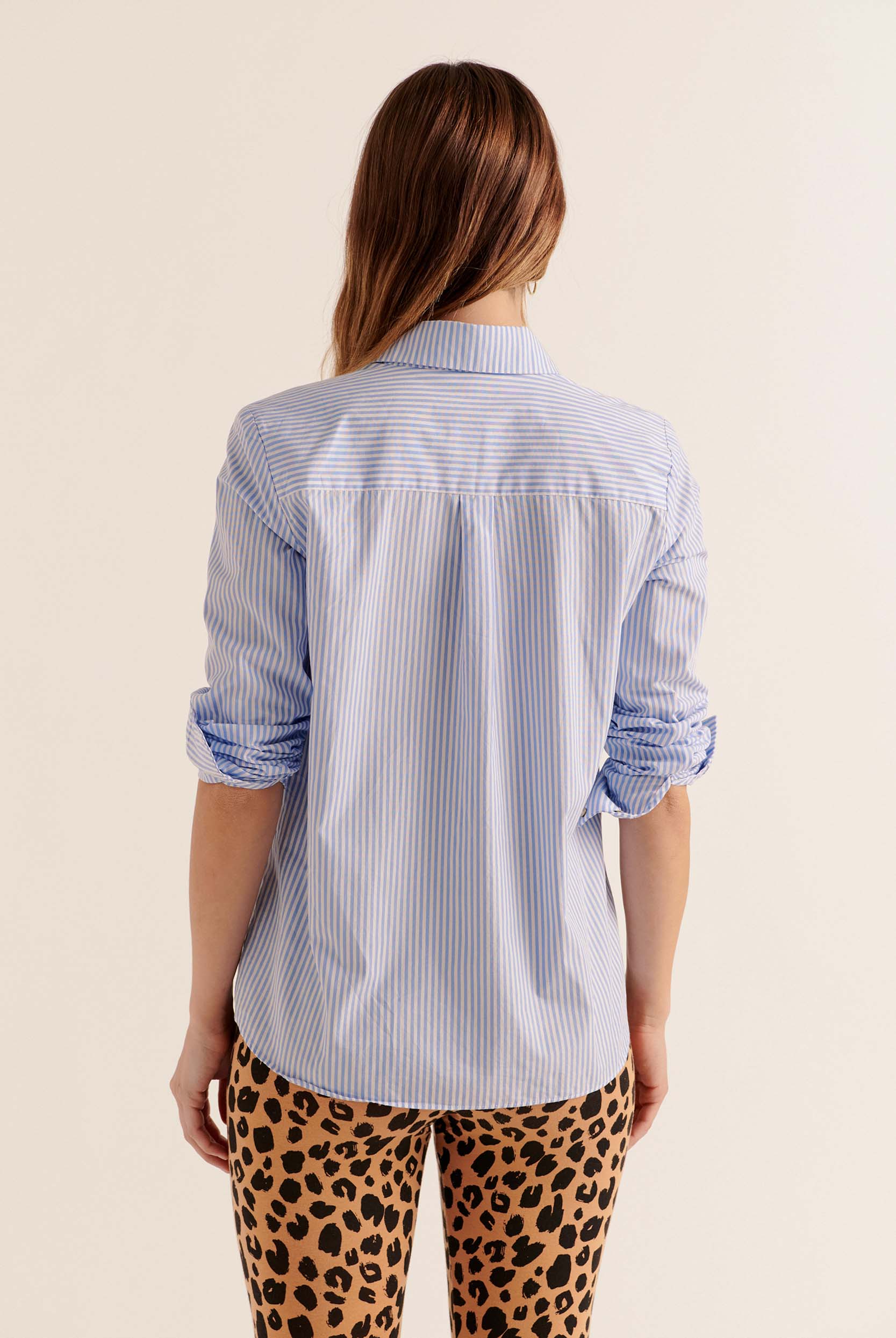 Shirt Ulysse stripes blue and white