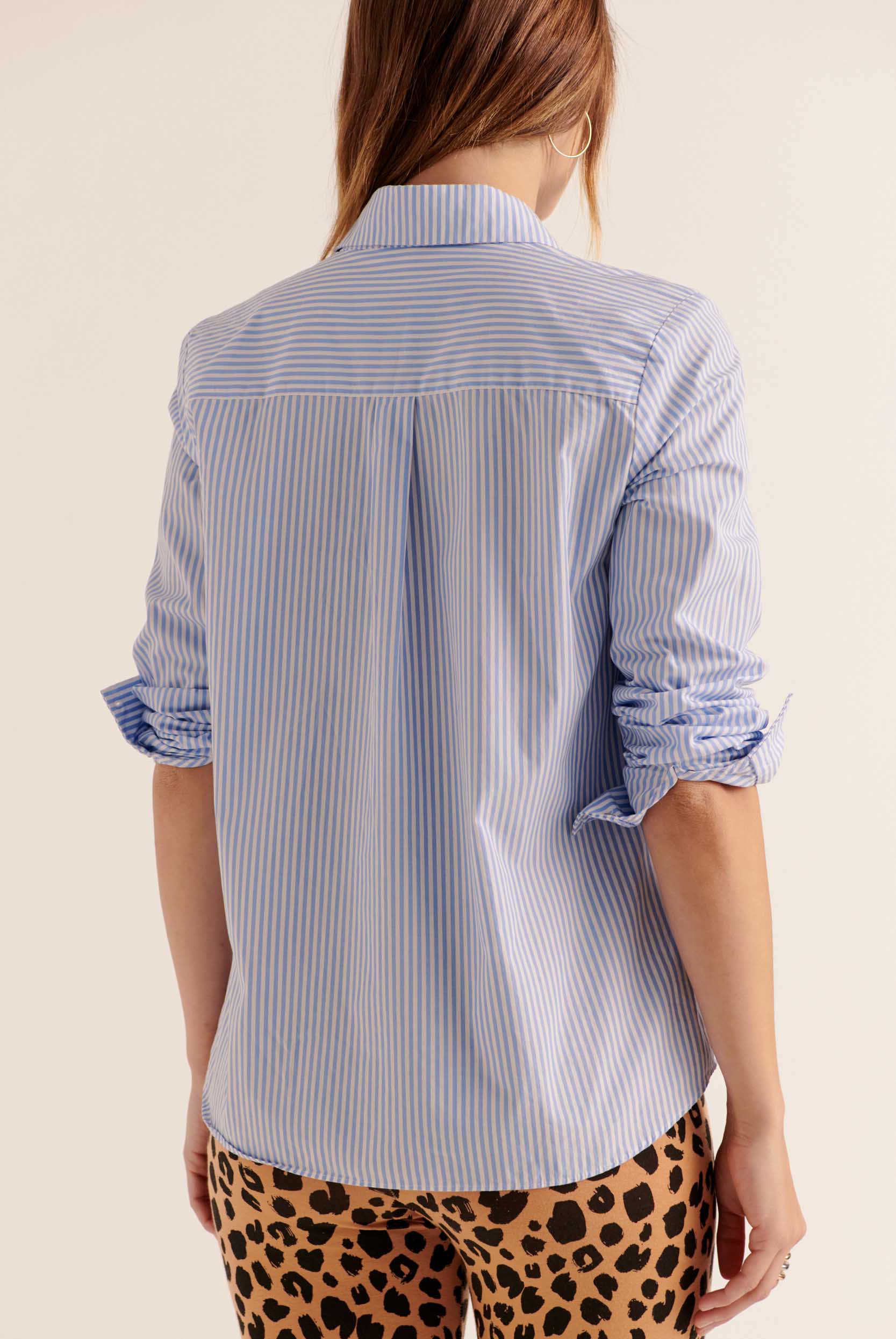 Shirt Ulysse stripes blue and white