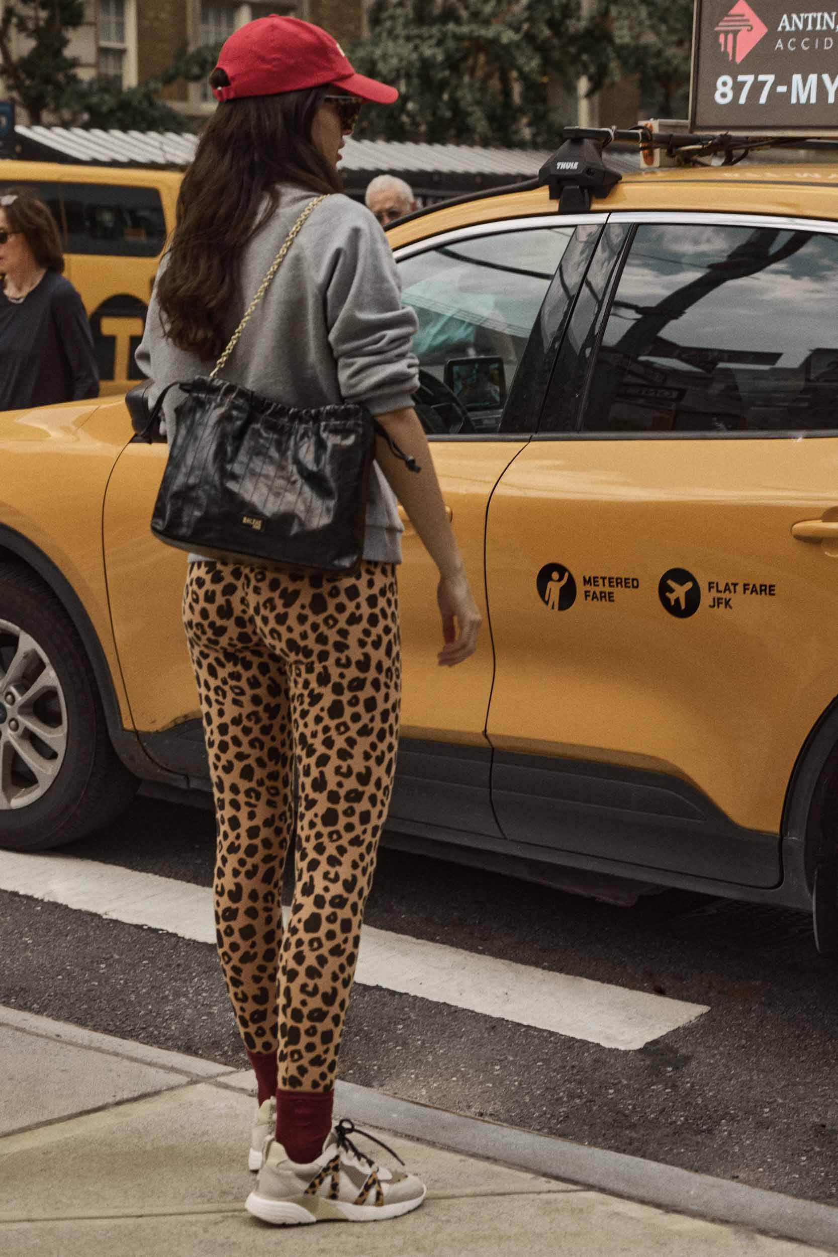 Sneakers Astor sand and cheetah