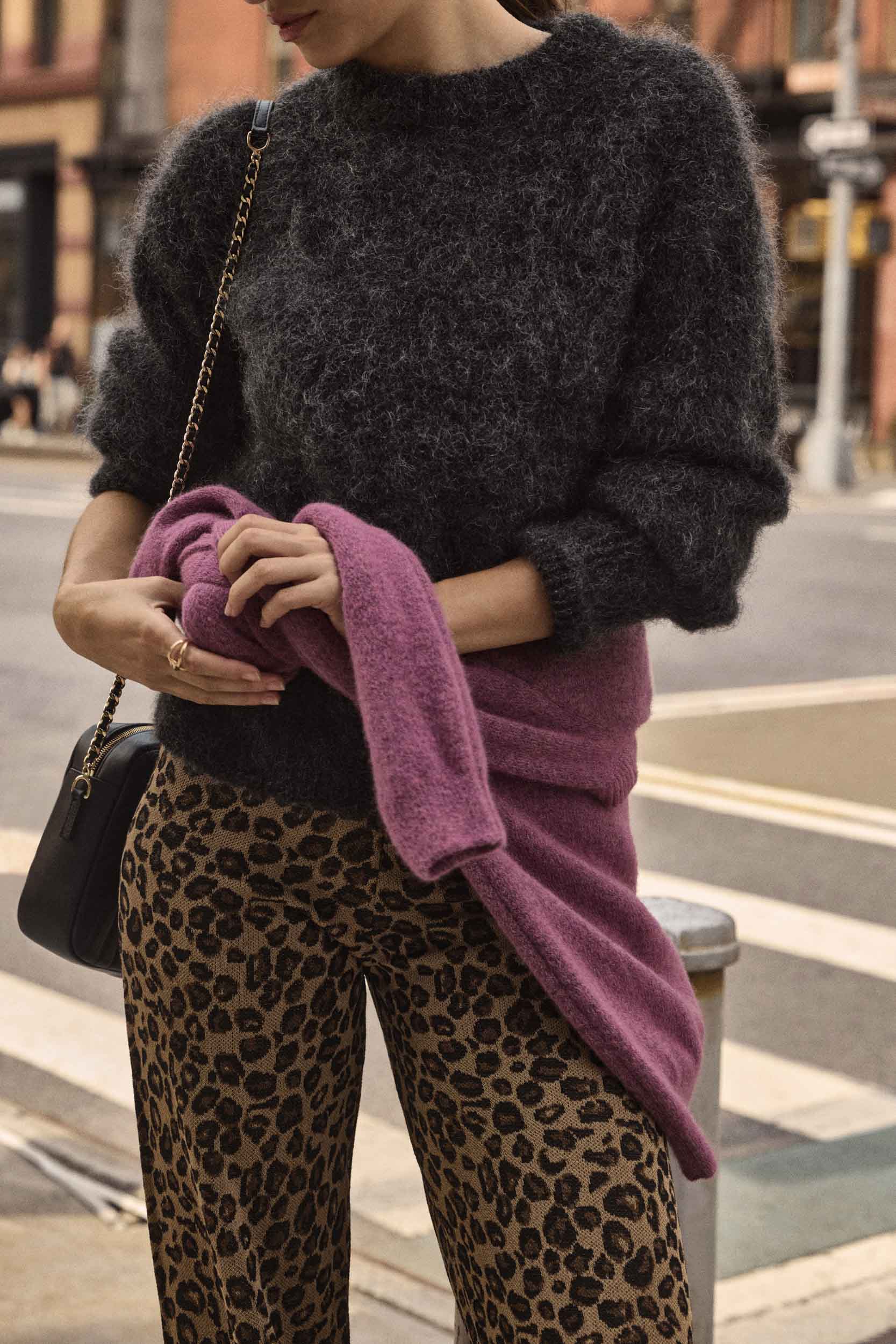 Pants Piana leopard iridescent