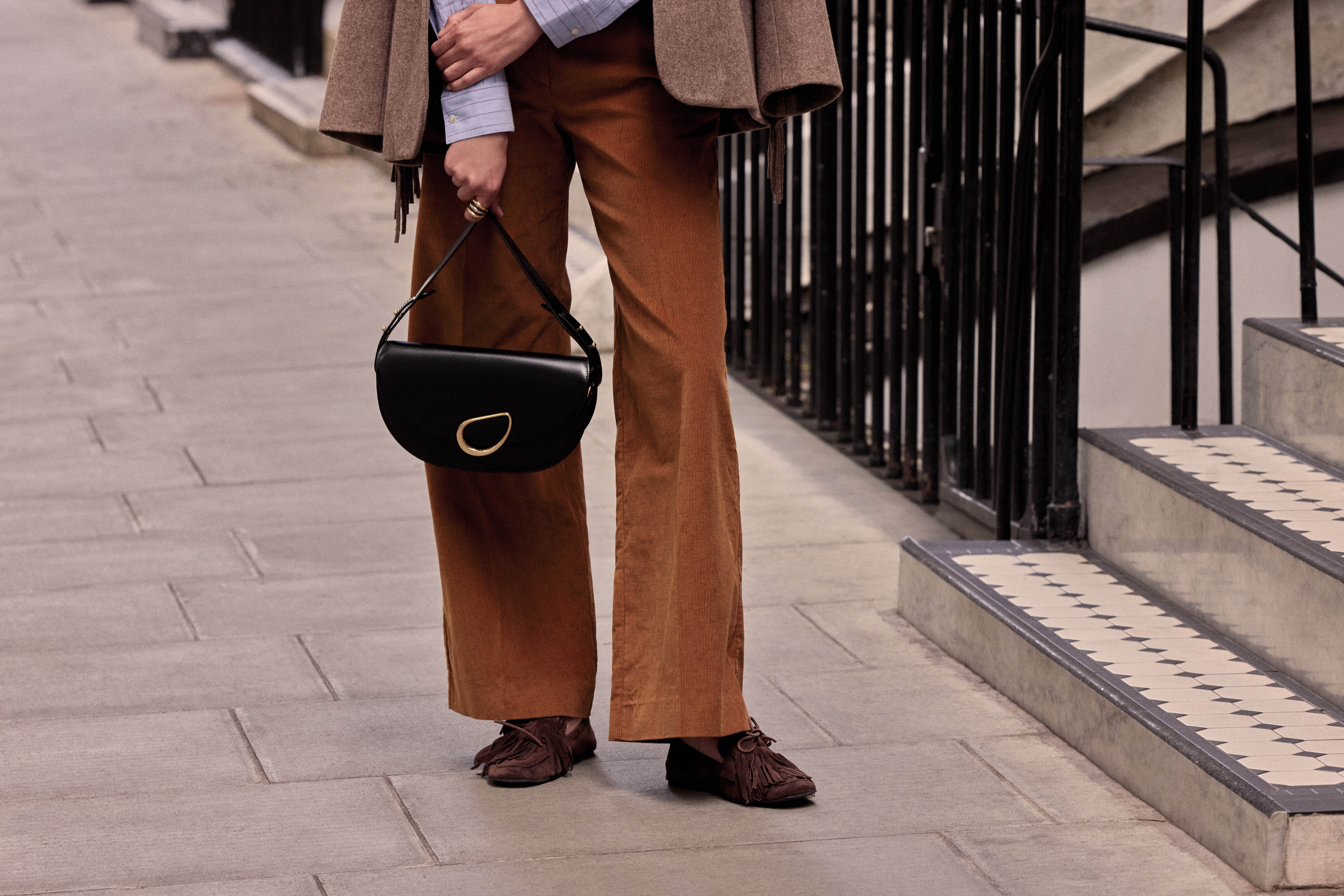 Pants Siméon velvet camel