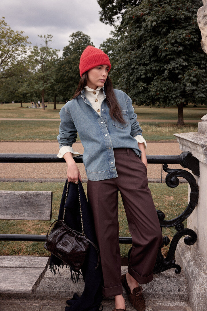 Shirt Salomé blue vintage