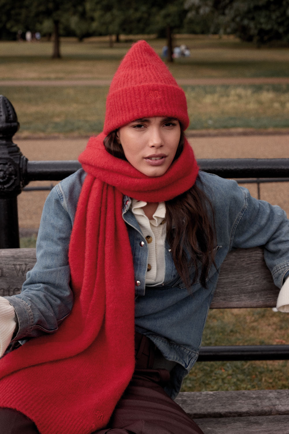 Beanie Grégoire red bright