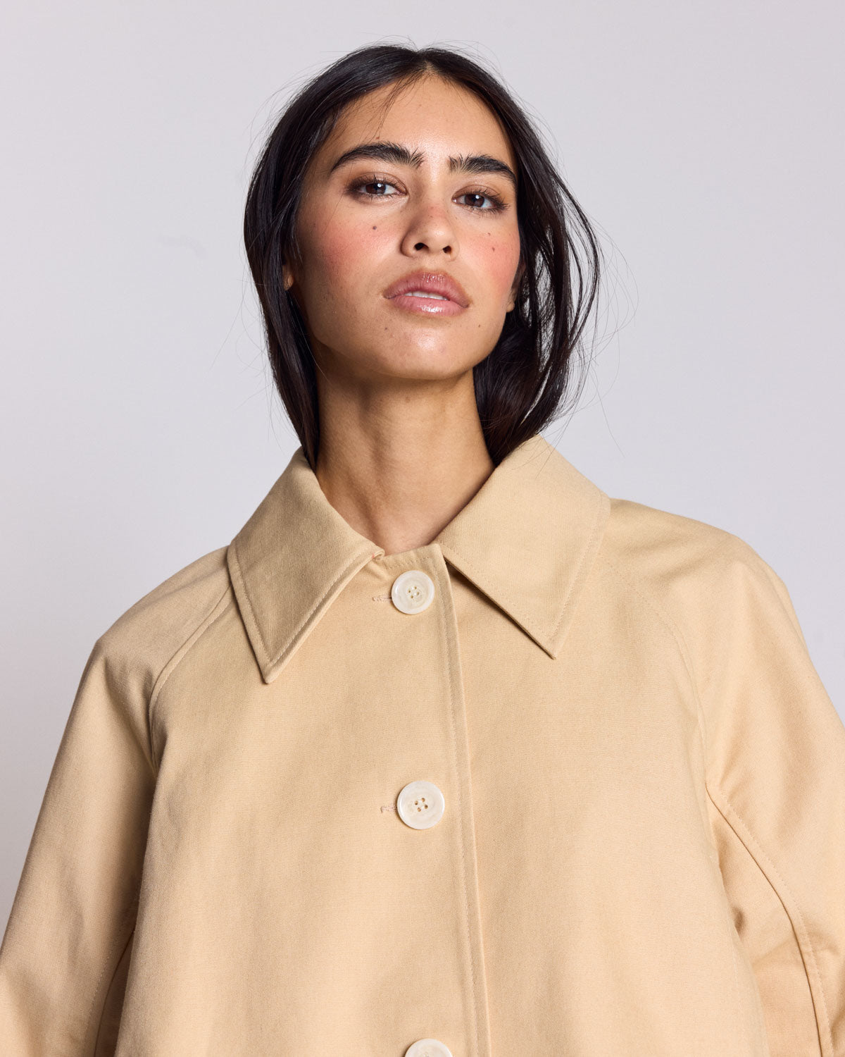 Eva beige trench coat