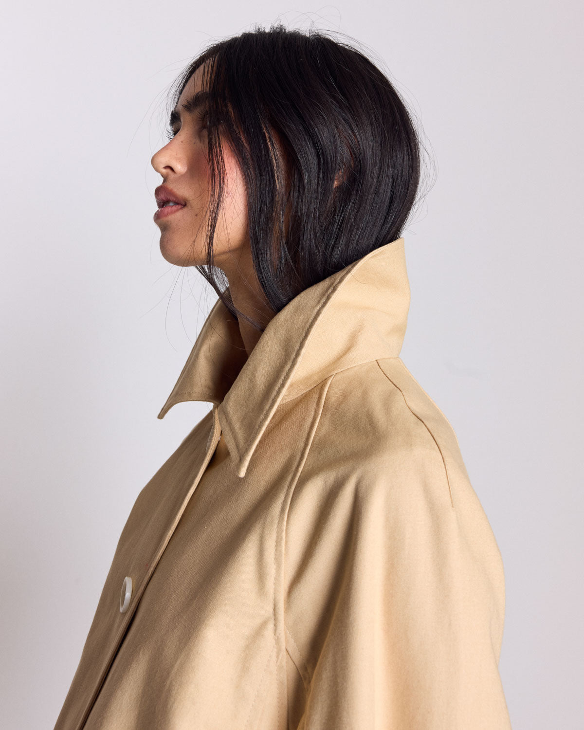 Eva beige trench coat