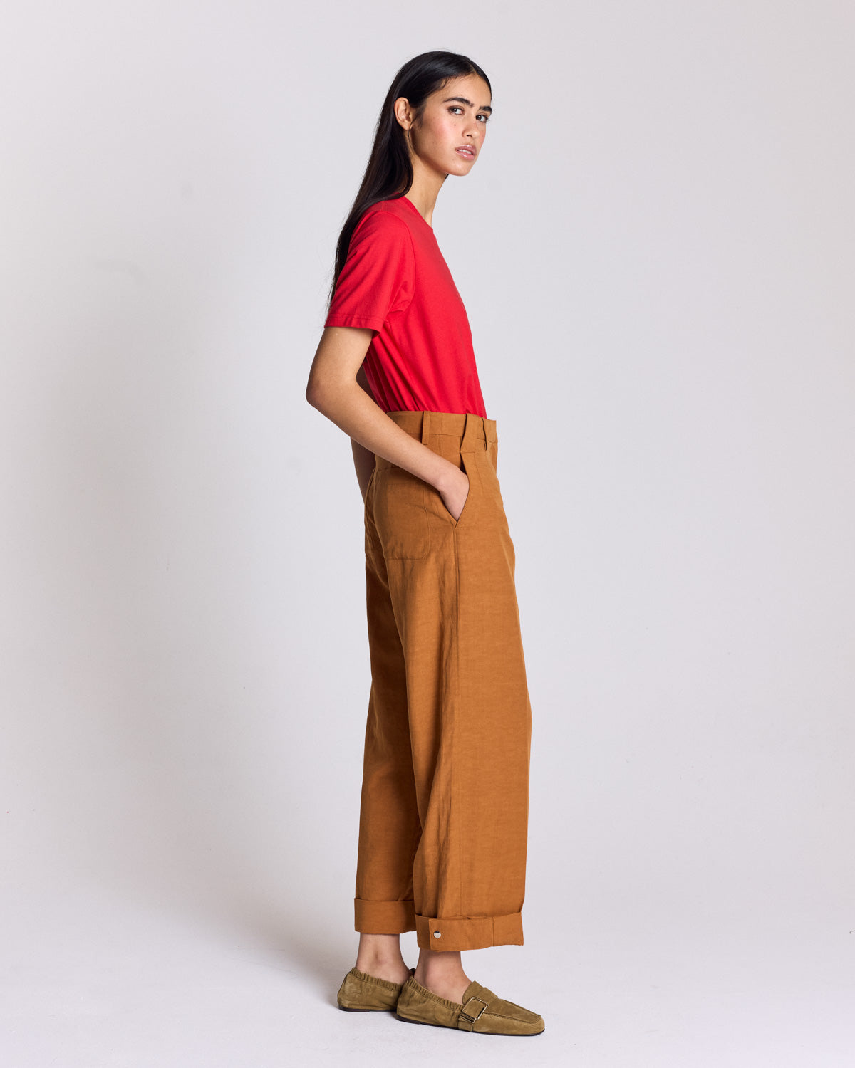 Tristan cinnamon trousers